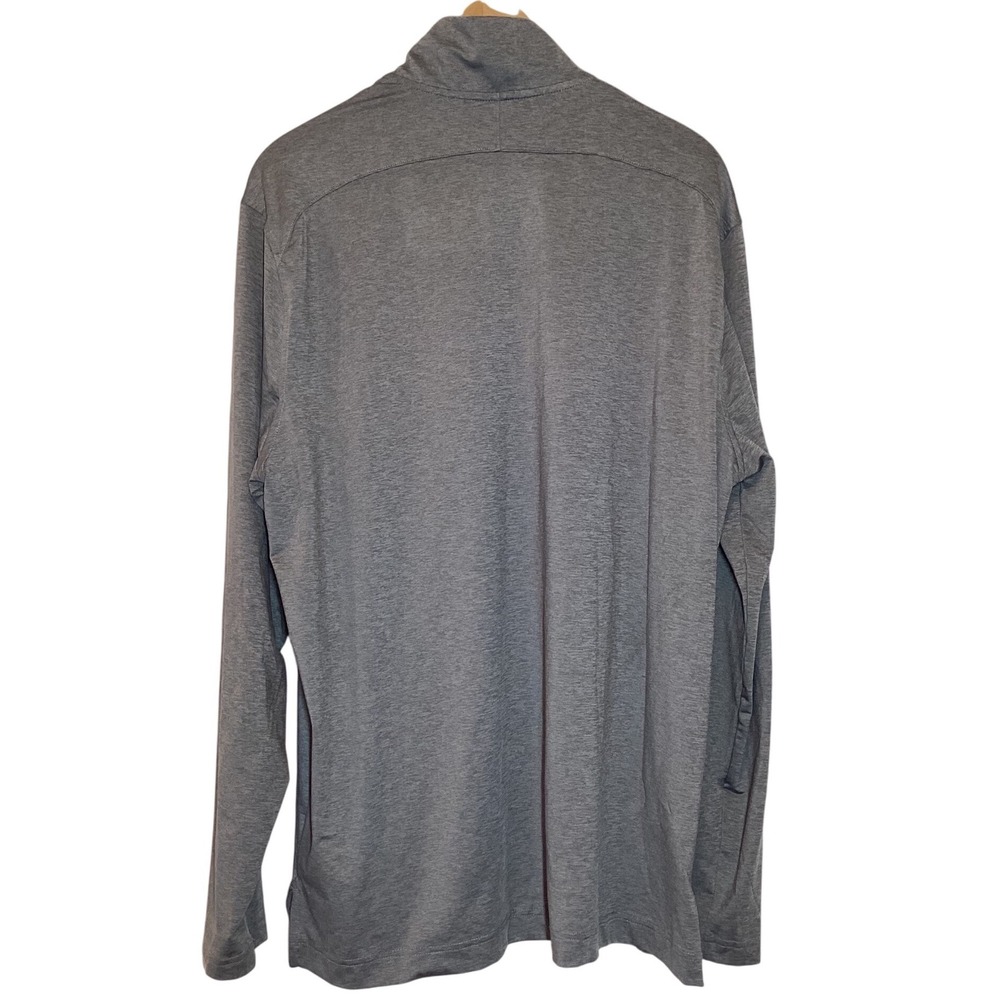 Jos A Bank Traveler Performance Gray Quarter 1/4 Zip Pullover Tailored Golf - XL - Picture 3 of 6